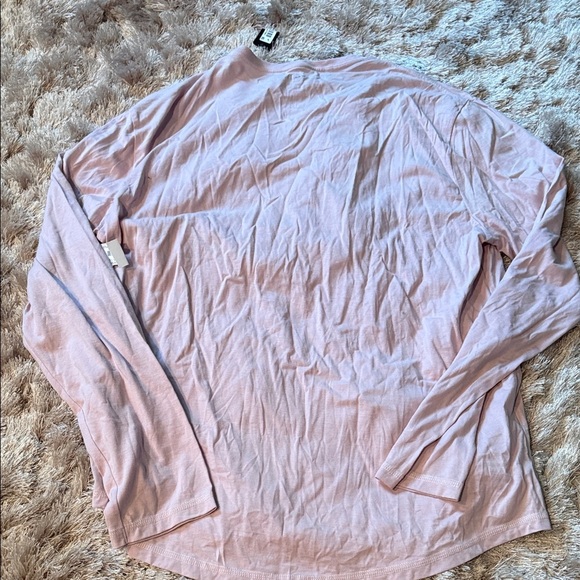 Express Men's Graphic Pink Long Sleeve Tee - Picture 4 of 5
